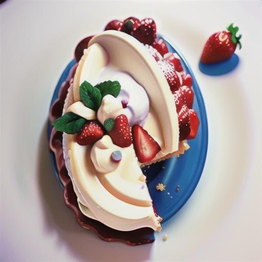 Strawberries and cream baked cheesecake recipe