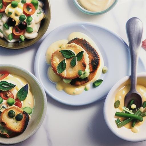 Fish Cakes with Tarragon Mayo
