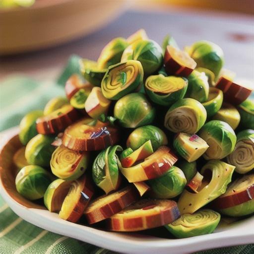 Easy Lime Shredded Brussels Sprouts