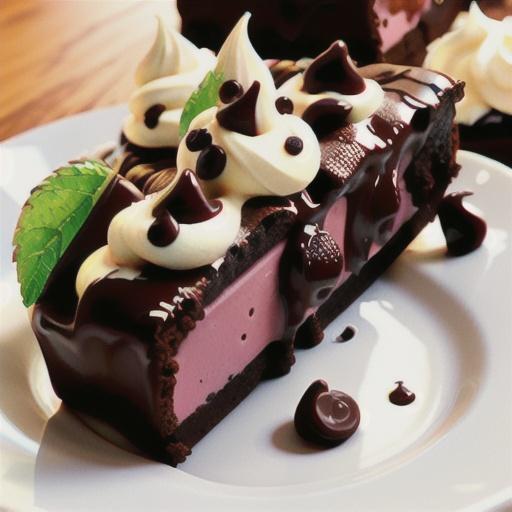 Raspberry Mousse Brownies