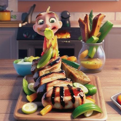 Sticky barbecue chicken cutlets