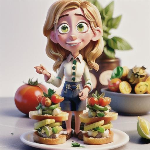 Tomato-Artichoke Crostini