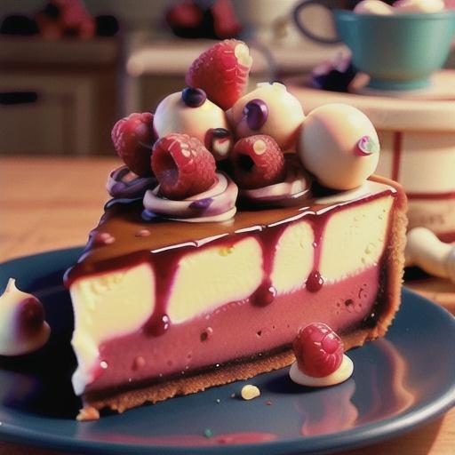Impossibly Easy Raspberry Swirl Cheesecake