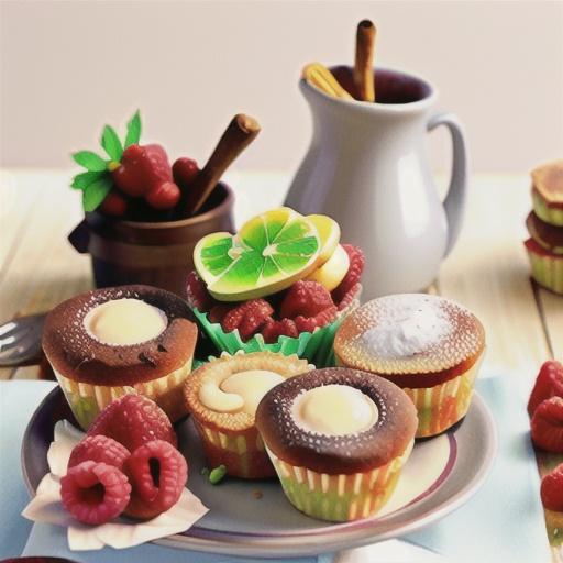 Gluten-free almond, raspberry and lime friands