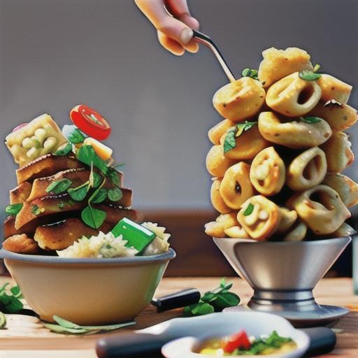 Gremolata-crusted pork schnitzel with späetzle