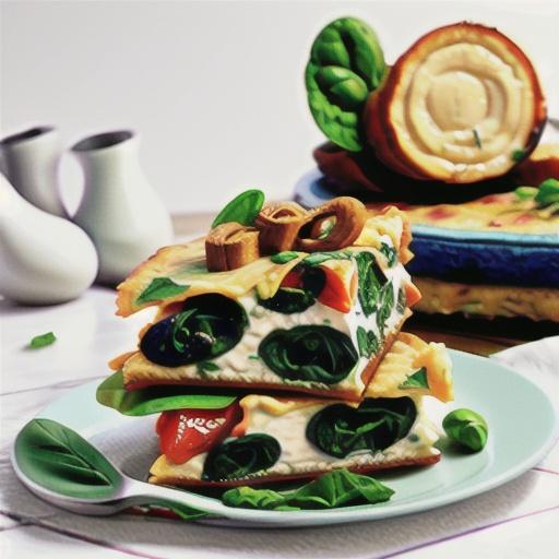 Ricotta & spinach frittata