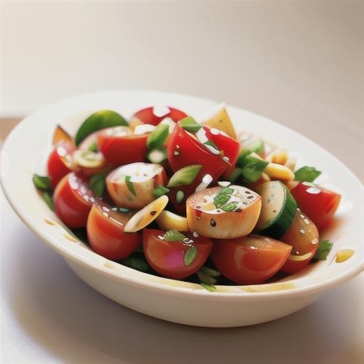 Tomato Salad With Soy Sauce