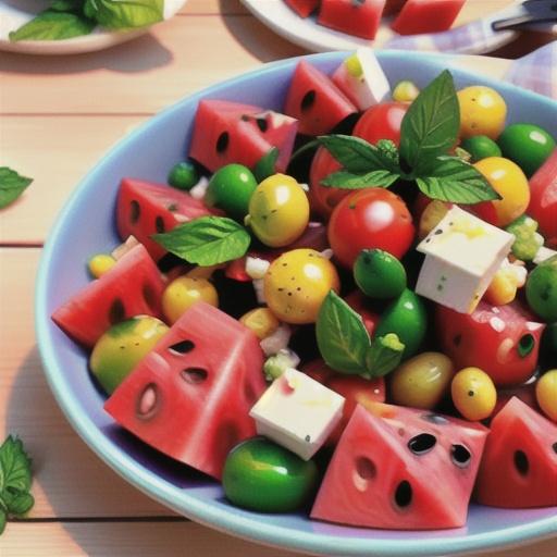 Tomato Watermelon Salad