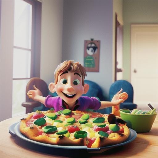 Ham and tomato frittata pizzas