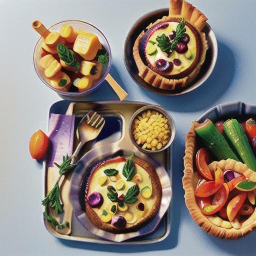Ham, thyme and corn relish tarts recipe