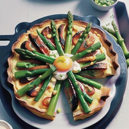 Tuna, asparagus and spring onion frittata