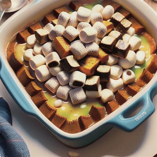 Sweet Potato Casserole with Marshmallows