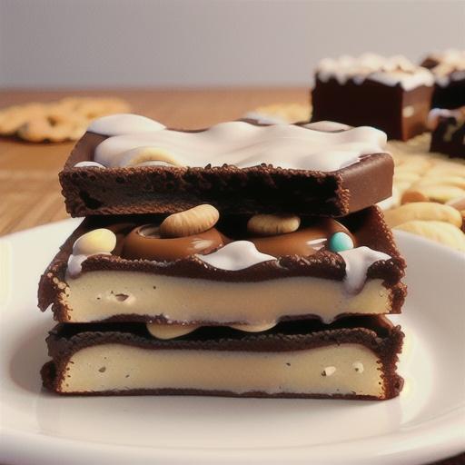 Chewy Whole Wheat Peanut Butter Brownies