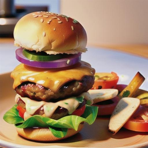 Quick beef and mozzarella burgers