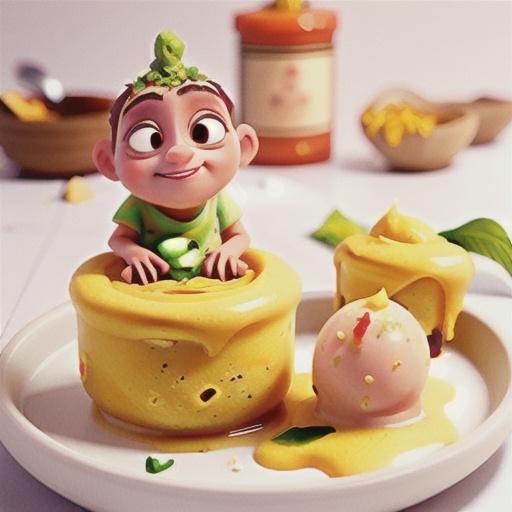 Indian saffron kulfi