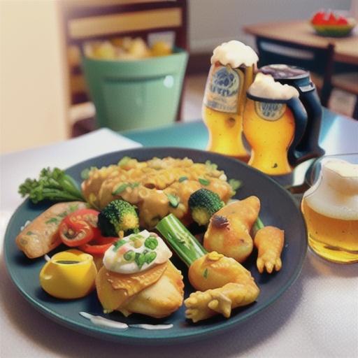 Gluten-Free Beer Battered Chicken and Veggies