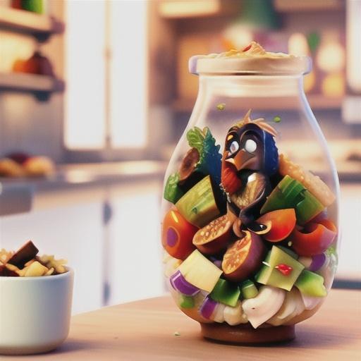 Smoked chicken & fig salad