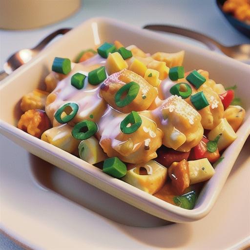 Slow Cooker Buffalo Cauliflower Casserole