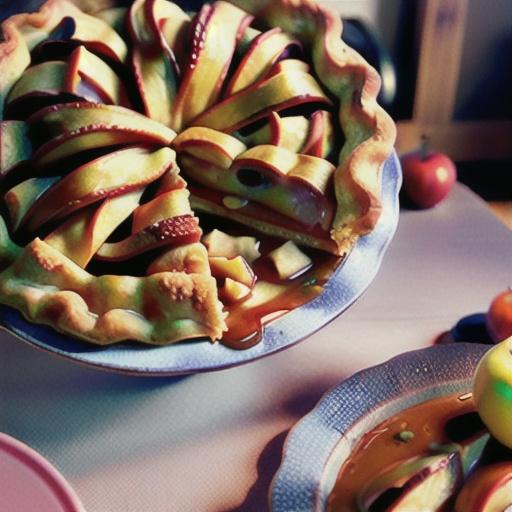 Plant-based Salted Caramel Apple Pie