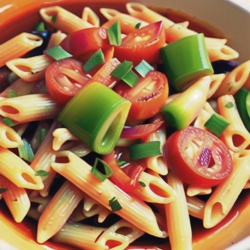 Penne Pasta with Peppers