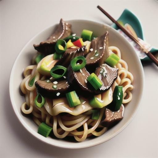 Beef mince noodle stir-fry