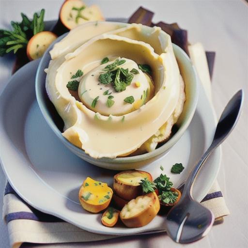 Mashed Potatoes with Herb Butter