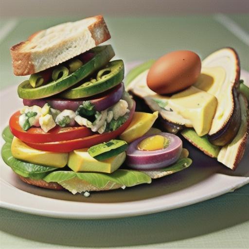 Egg-Style Avocado Salad Sandwiches