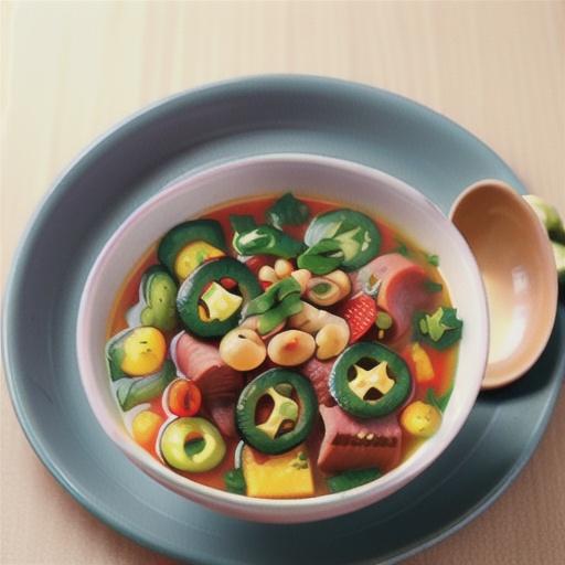 Slow-Cooker Vegetable, Bean and Ham Soup