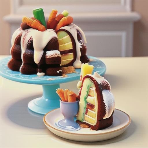 Cheesecake-Swirled Carrot Bundt Cake