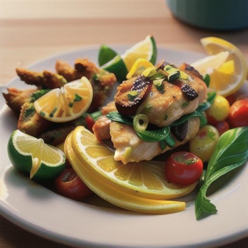 Lemon-Pepper Fried Chicken