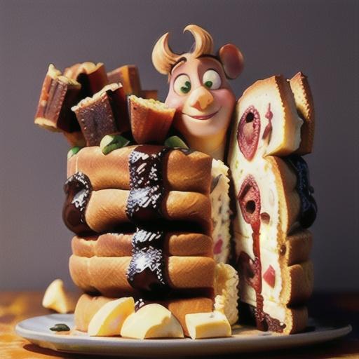 Marsala panettone bread and butter pudding