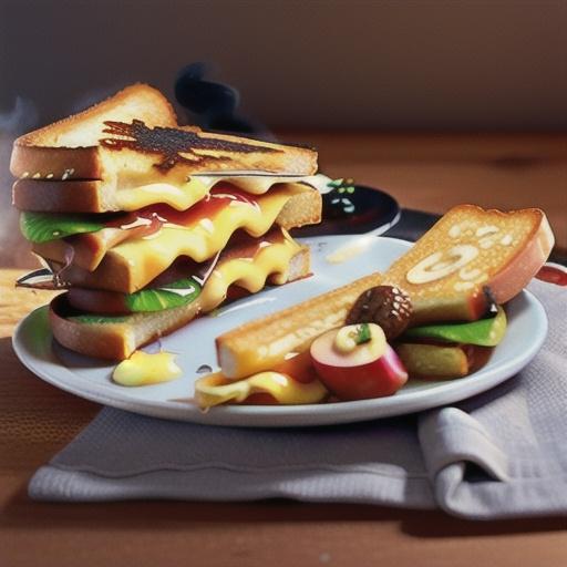 Smoked Gouda and Apple Grilled Cheese