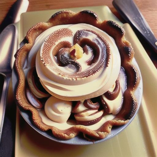 Cinnamon Bun Pecan Pie