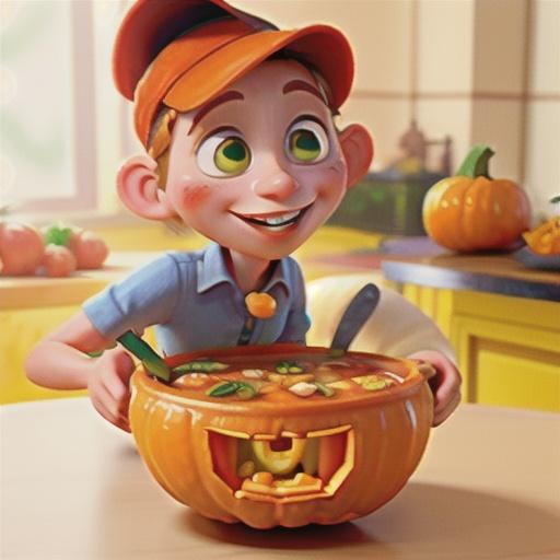 Curried Pumpkin-Vegetable Soup