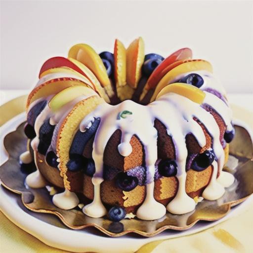 Easy Lemon-Blueberry Bundt Cake