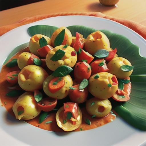 Indian Potatoes and Cauliflower (Aloo Gobi)