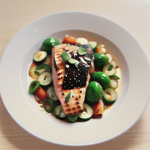 Spicy-Sweet Glazed Salmon