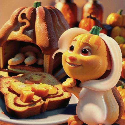 Pumpkin Marmalade Bread