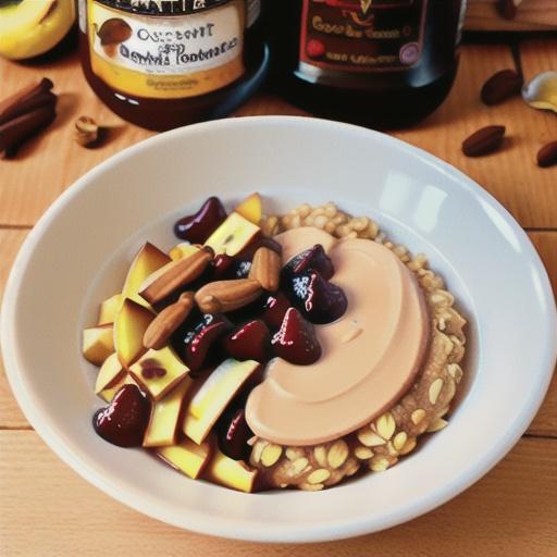 Peanut Butter and Preserves Oatmeal