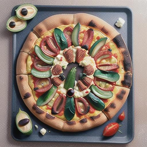 Greek Pizza on the Grill