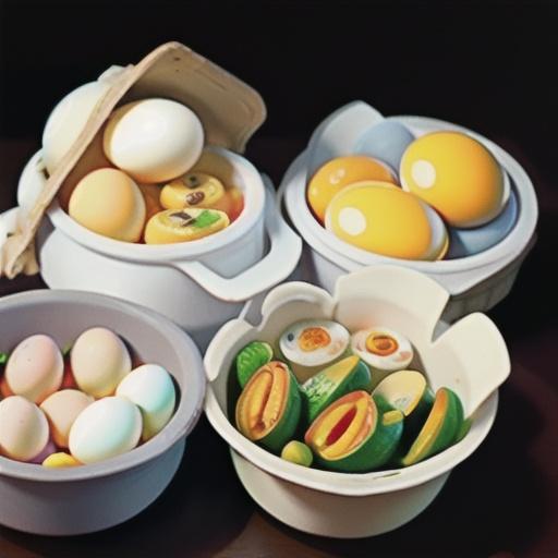 Steamed Hard-Boiled Eggs