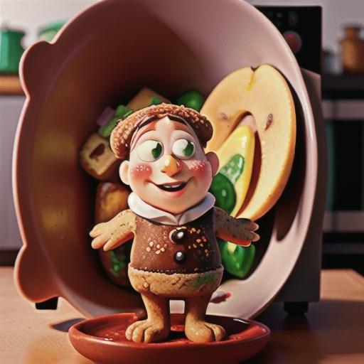 Gingerbread and pear self-saucing pudding