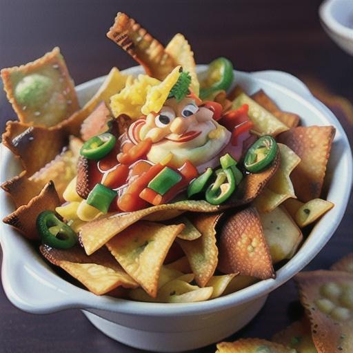 Crab Rangoon Dip with Crispy Wonton Chips
