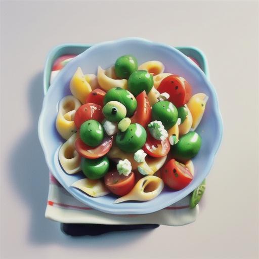 Pasta and melon ball salad recipe