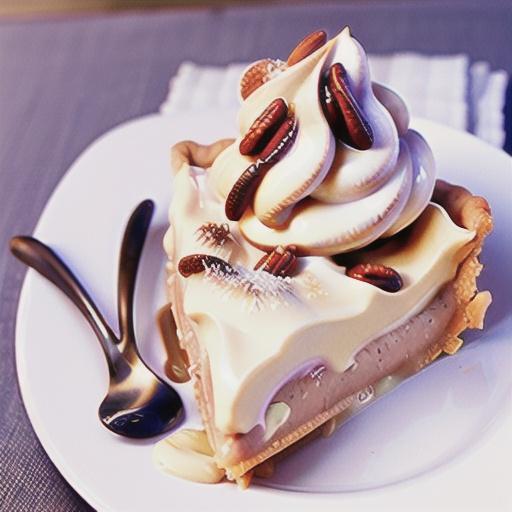 Pecan meringue pie