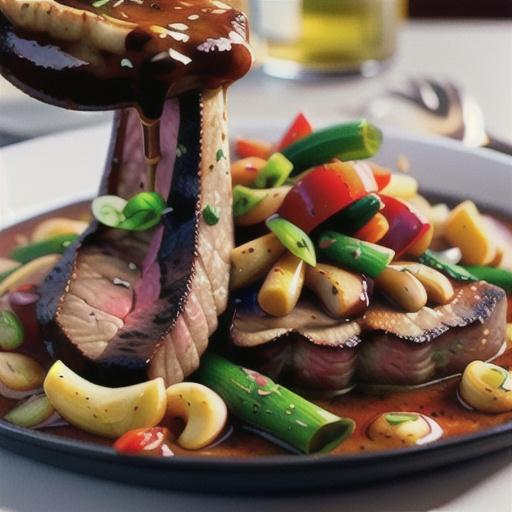 Easy Flat Iron Steak in Wine Sauce