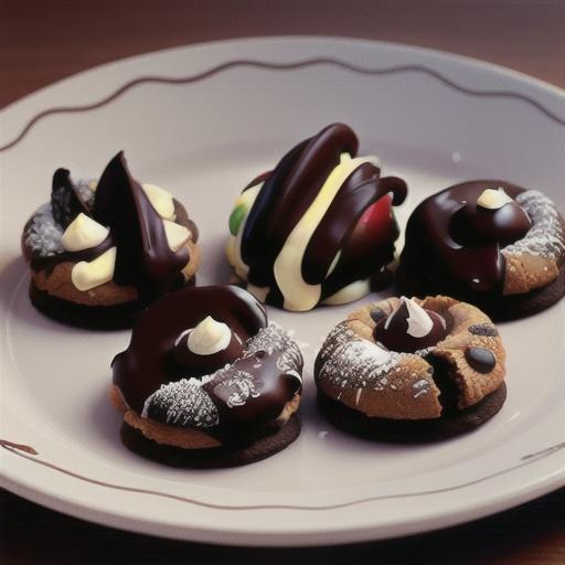 Chocolate and Marzipan Cookies