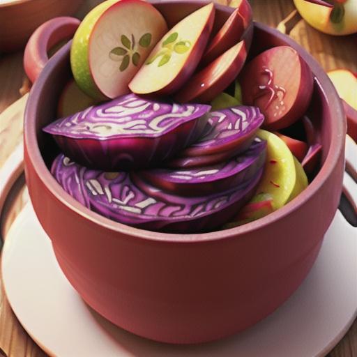 Red Cabbage with Apples