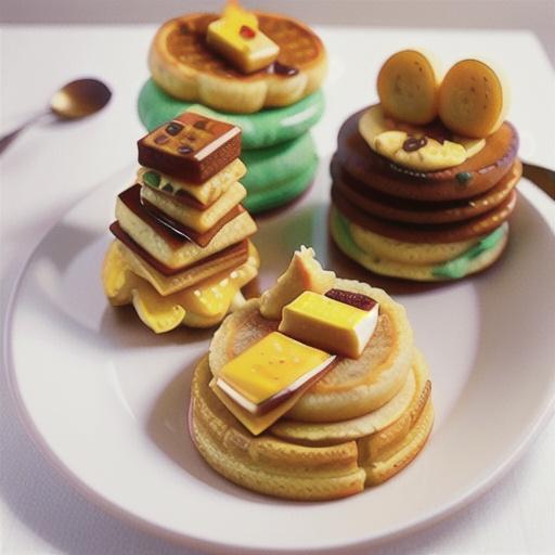 Crumpets with honeycomb butter