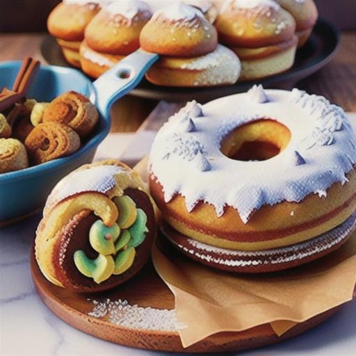 Fluffy Cake Doughnuts